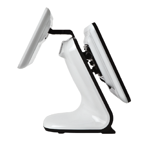 Restaurant, Retail Shop POS(Point-of-sale)system AnyShope2 slilver white side view